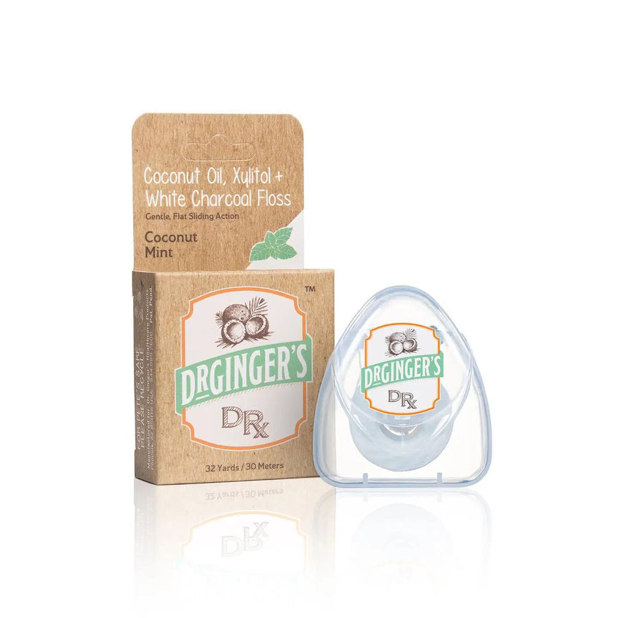 Dr Ginger's White Charcoal & Coconut Oil Floss Dr Ginger's White Charcoal & Coconut Oil Floss