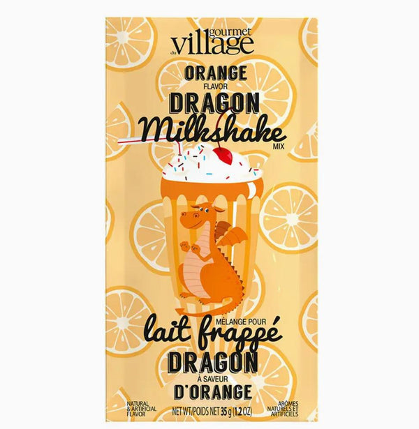 Gourmet Du Village Color changing Milk Shake Mix Dragon Orange