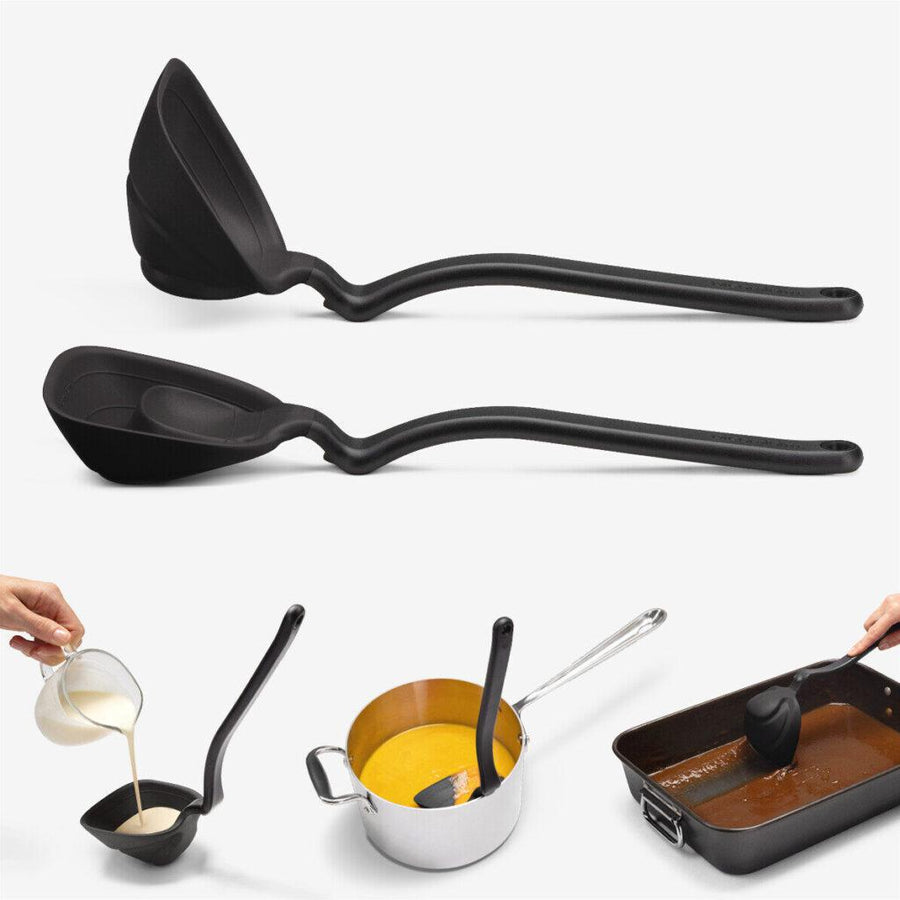 Dreamfarm Fladle Fold Flat Scraping Ladle Dreamfarm Fladle Fold Flat Scraping Ladle