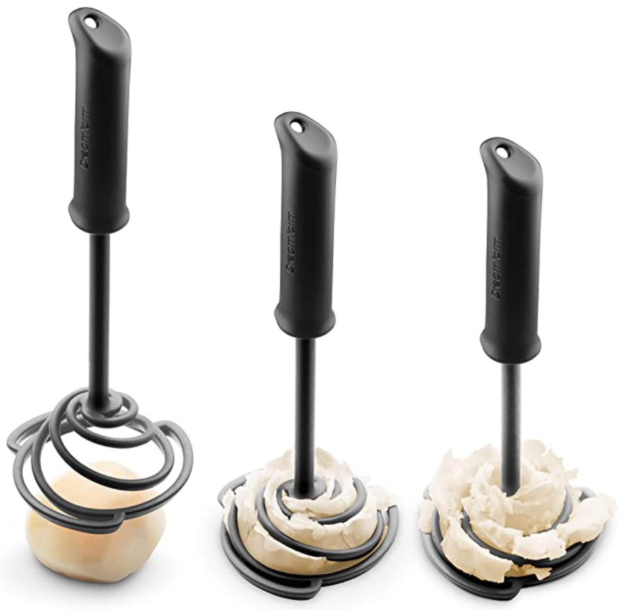Dreamfarm Smood Lite One-Press Spring Potato Masher Dreamfarm Smood Lite One-Press Spring Potato Masher