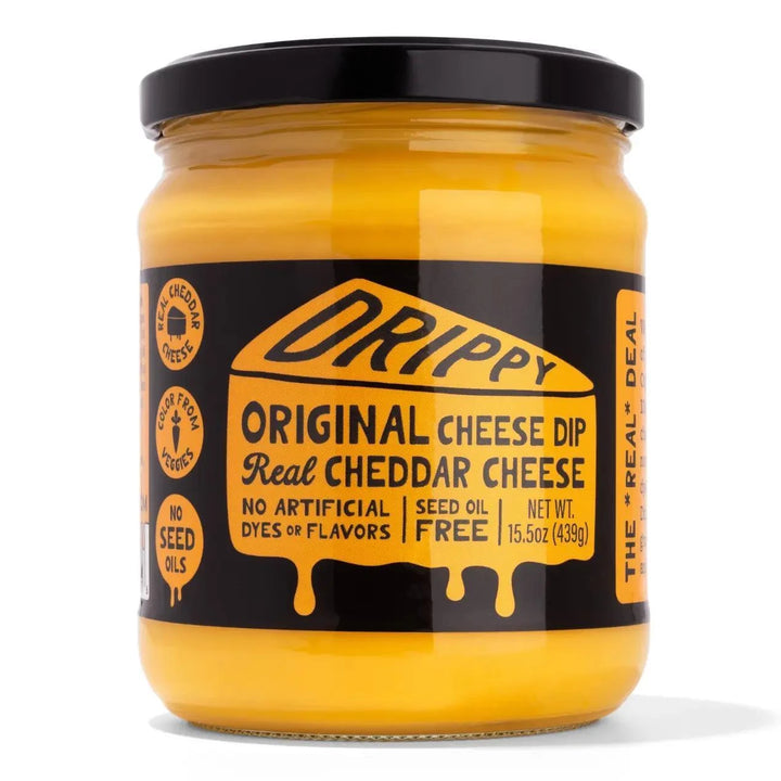 Drippy Dip Original Cheese Dip – 15.5oz Jar Drippy Dip Original Cheese Dip – 15.5oz Jar