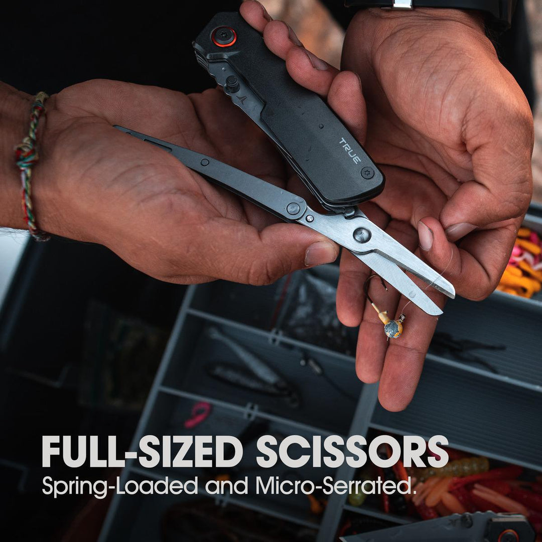 Dual Cutter Knife and Scissors Multi-tool The 2-in-1 Cutting Tool