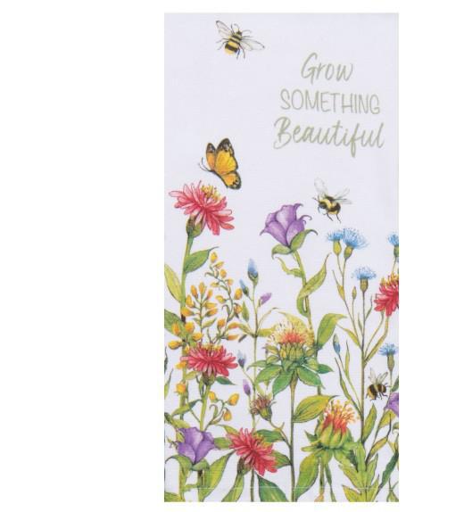 Dual Purpose Terry Towel |Bee Floral Grow Something Dual Purpose Terry Towel |Bee Floral Grow Something