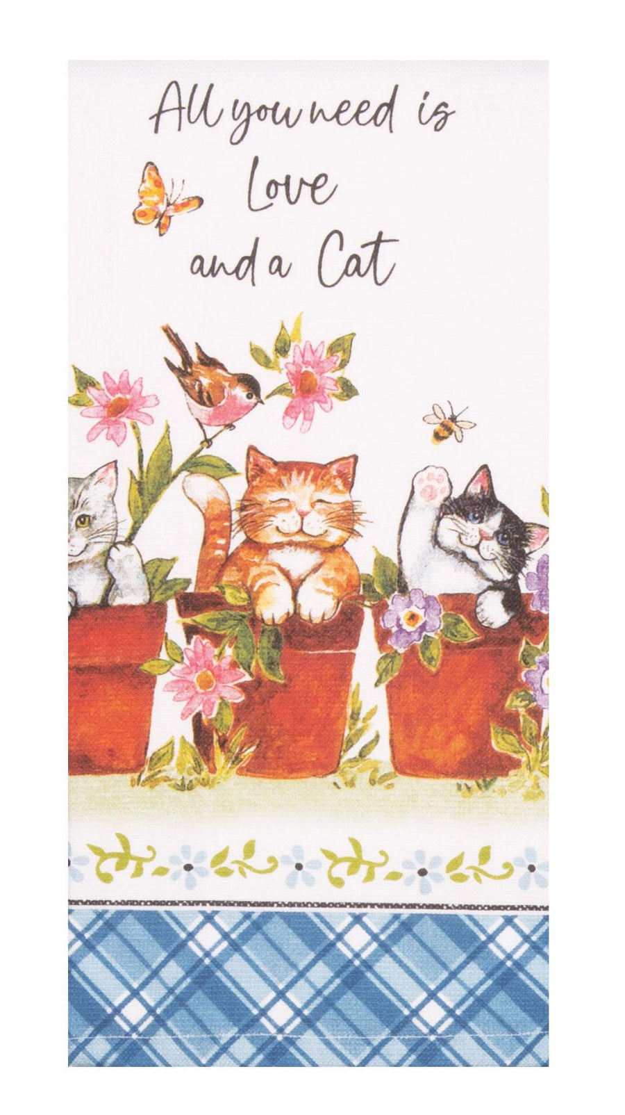 Dual Purpose Terry Towel | Curious Kittens Love Dual Purpose Terry Towel | Curious Kittens Love