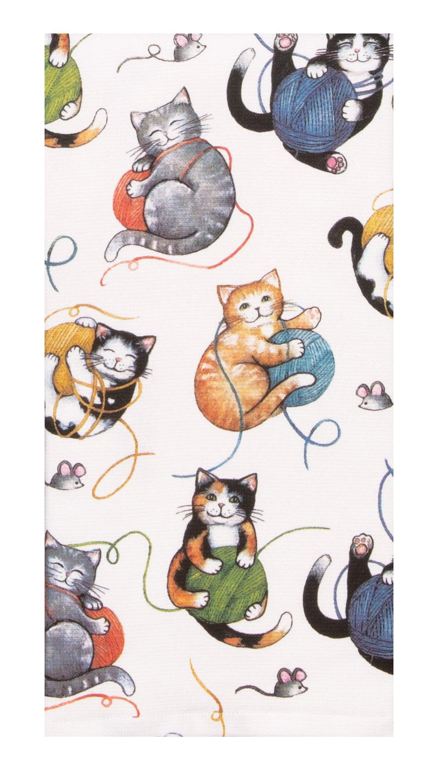Dual Purpose Terry Towel | Curious Kittens Playful Dual Purpose Terry Towel | Curious Kittens Playful