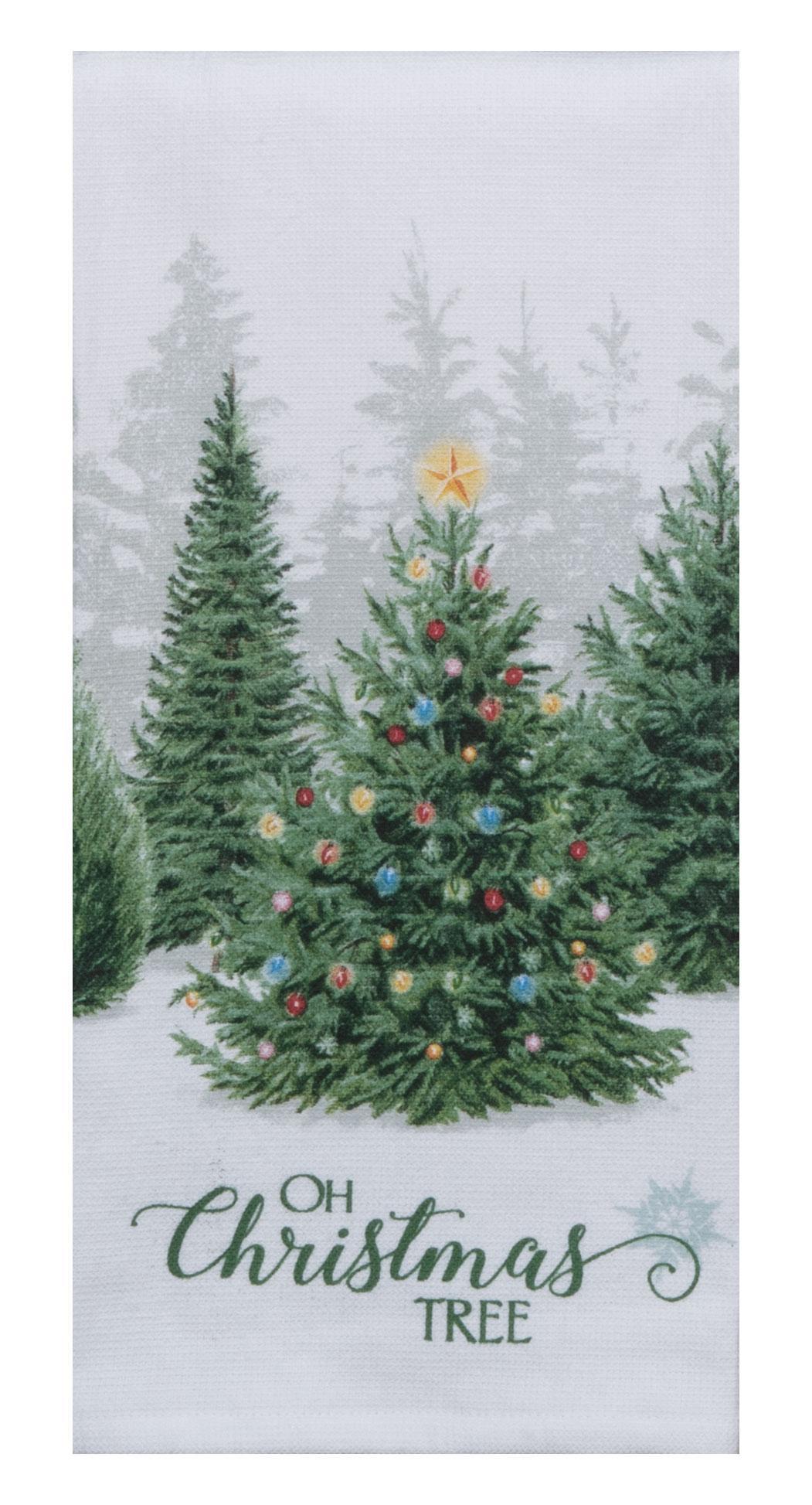 Dual Purpose Terry Towel | Evergreen Forever Christmas