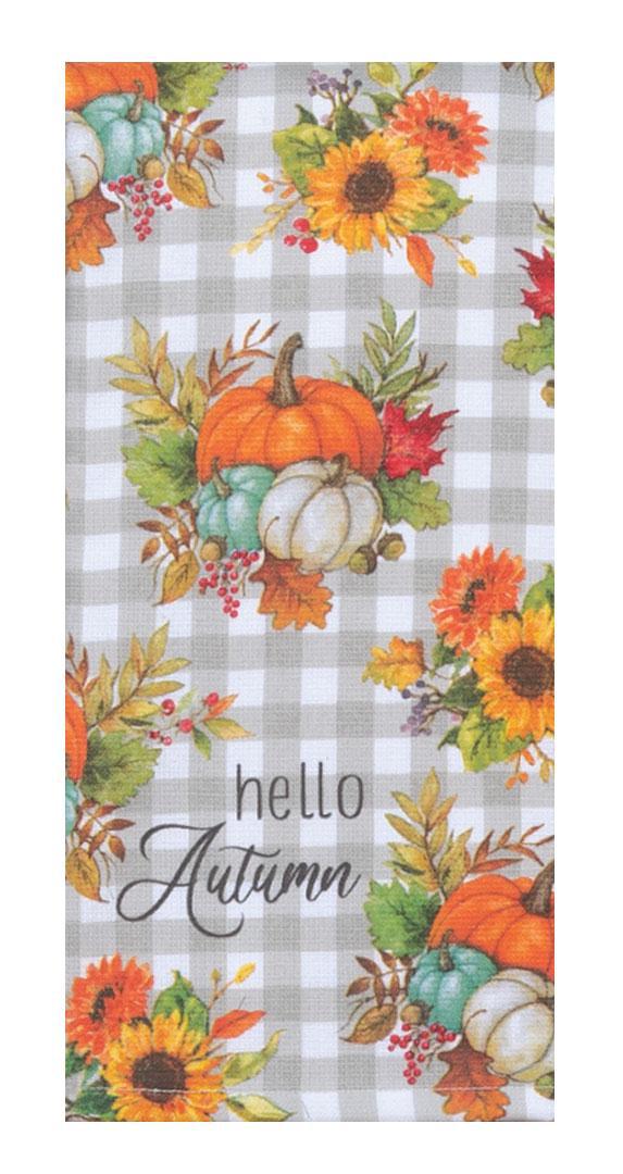 Dual Purpose Terry Towel |Hello Autumn