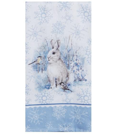Dual Purpose Terry Towel | Let it Snow Snowshoe Hare Dual Purpose Terry Towel | Let it Snow Snowshoe Hare