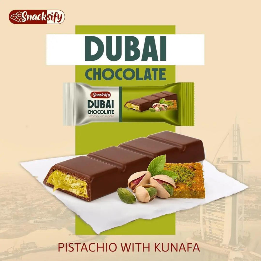 Dubai Kunafa Pistachio Chocolate Bar Dubai Kunafa Pistachio Chocolate Bar
