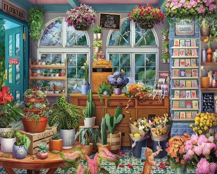 White Mountain Puzzle | Garden Boutique (2261pz) - 1000 Piece Jigsaw Puzzle