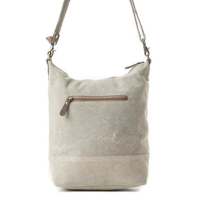 EcoFlora Western Shoulder Bag in Porcelain Bloom EcoFlora Western Shoulder Bag in Porcelain Bloom