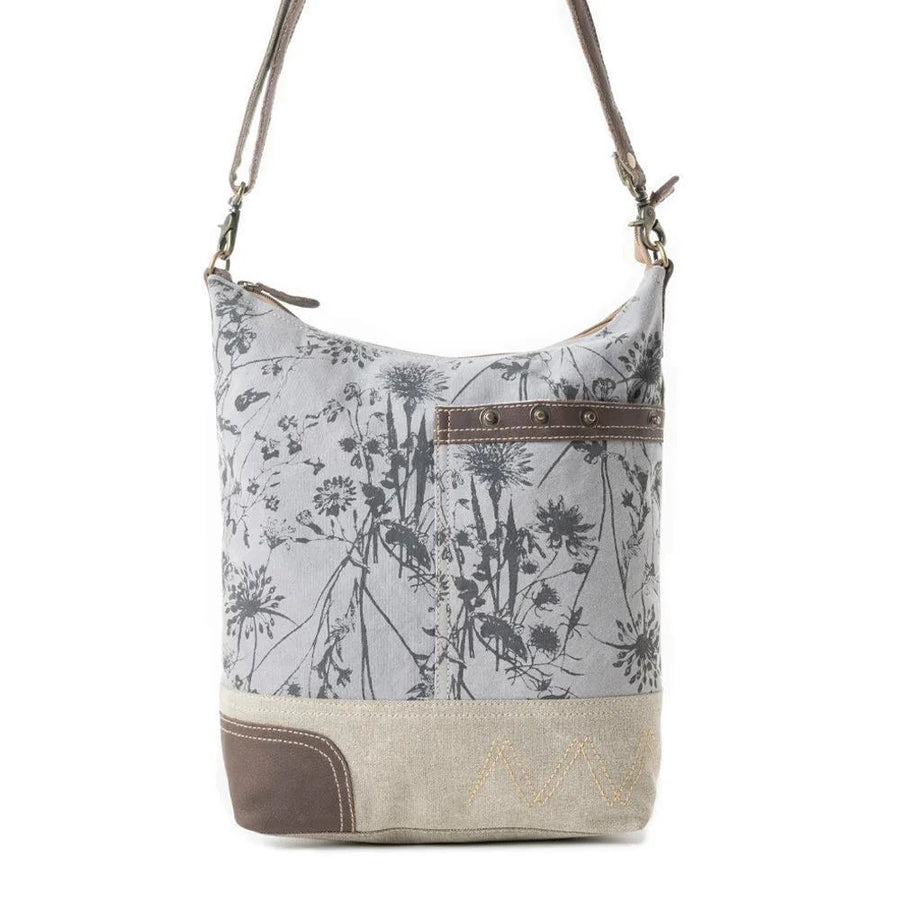 EcoFlora Western Shoulder Bag in Porcelain Bloom EcoFlora Western Shoulder Bag in Porcelain Bloom