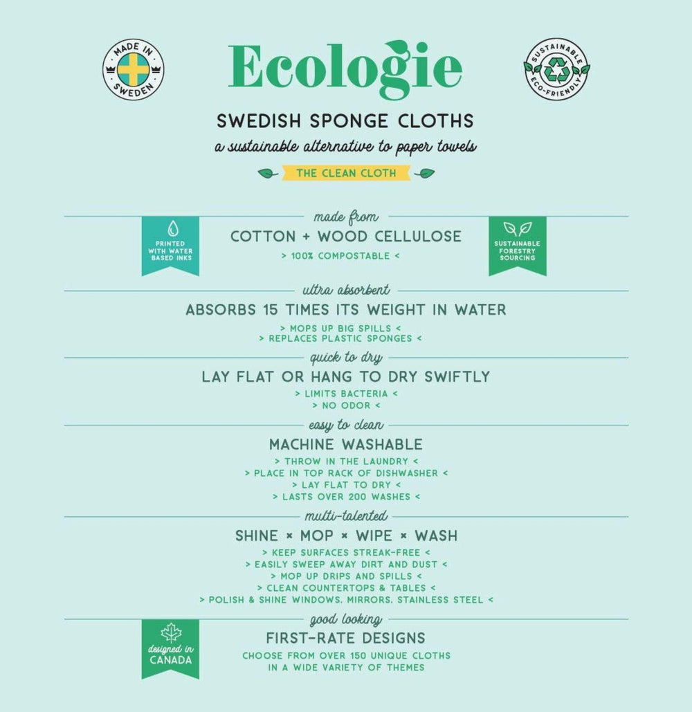 Ecologie Swedish Dishcloth | Cat Nap