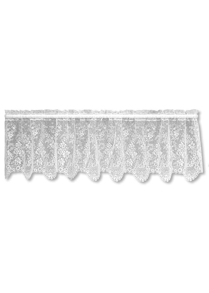 Heritage Lace Curtains | Floret Valance Ecru 60" x 16"