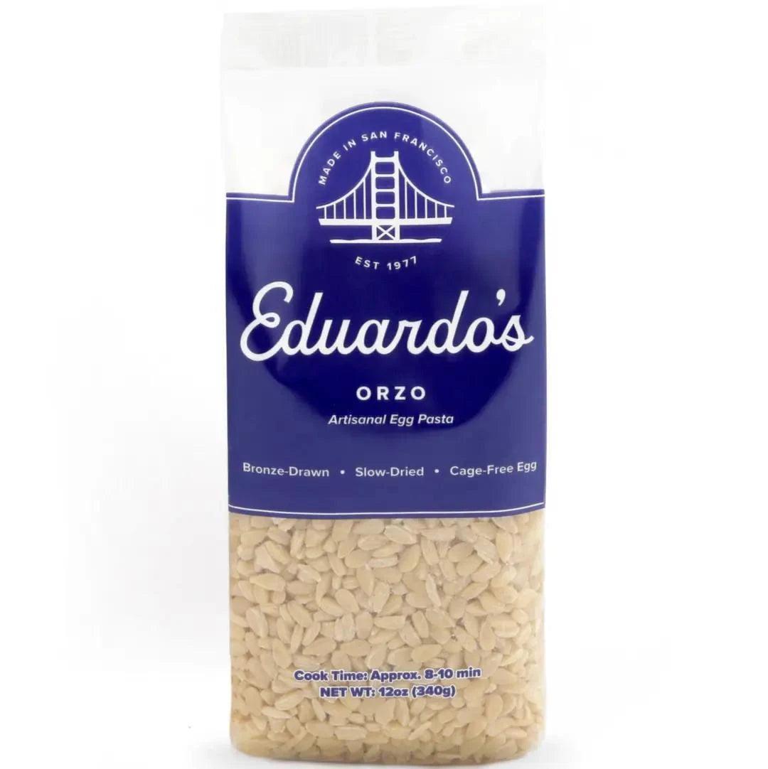 Eduardo's Pasta Orzo | Bronze-Drawn Pasta Eduardo's Pasta Orzo | Bronze-Drawn Pasta