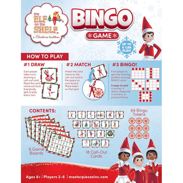 Elf On the Shelf Bingo Game