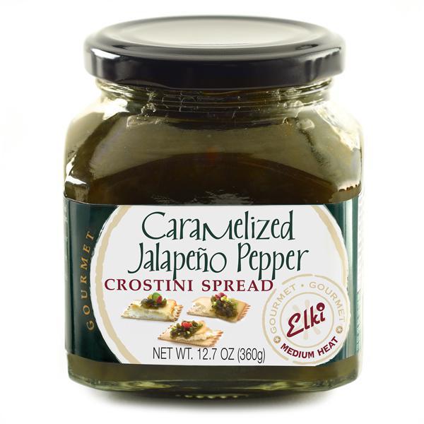 Elki Caramelized Jalapeno Pepper Crostini Spread Elki Caramelized Jalapeno Pepper Crostini Spread