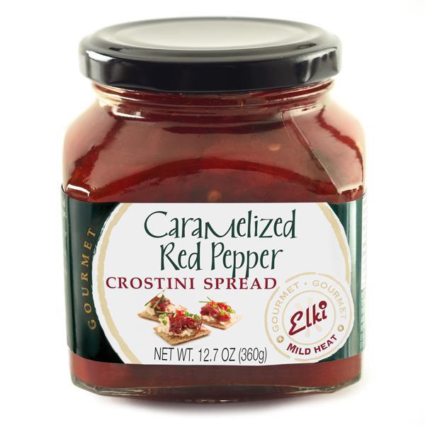 Elki Caramelized Red Pepper Crostini Spread Elki Caramelized Red Pepper Crostini Spread