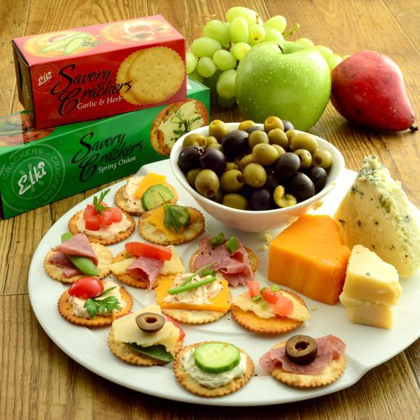 Elki Savory Crackers | Spring Onion Elki Savory Crackers | Spring Onion