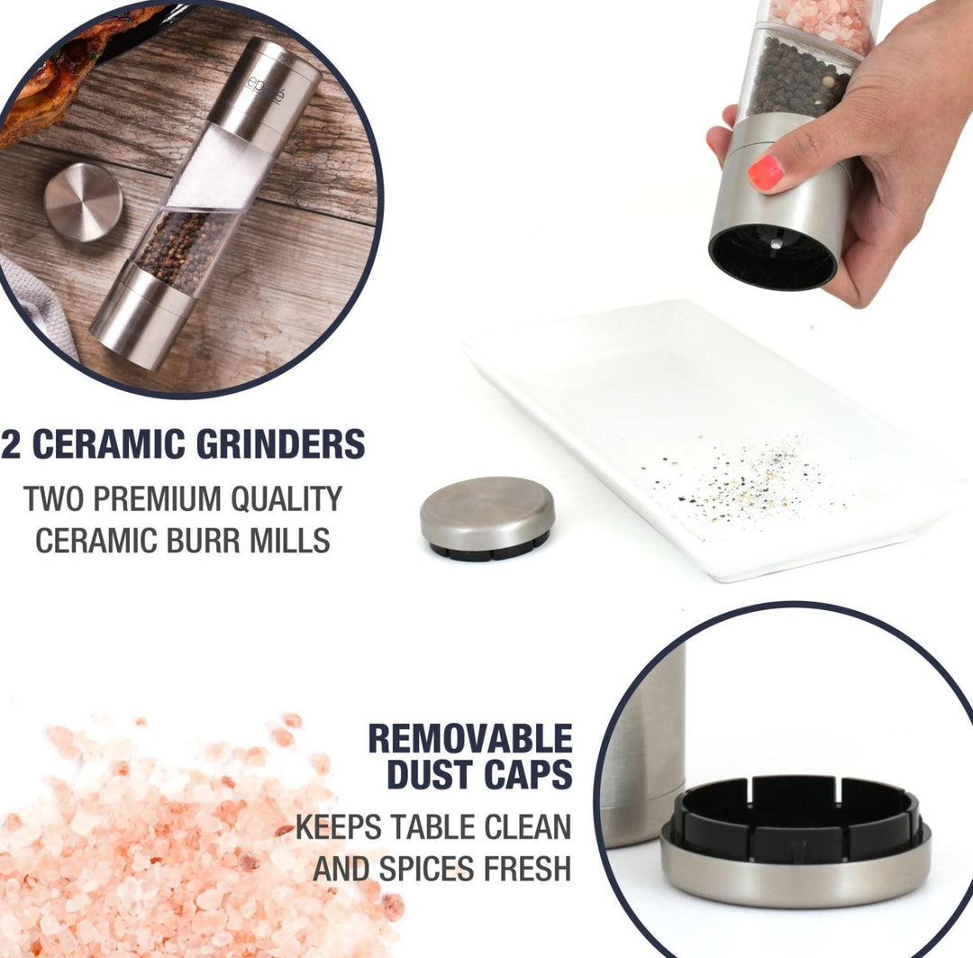 Eparé Dual Manual Mill Spice Grinder Eparé Dual Manual Mill Spice Grinder