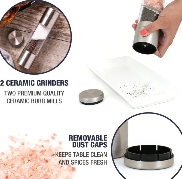 Eparé Dual Manual Mill Spice Grinder Eparé Dual Manual Mill Spice Grinder