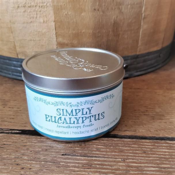 Aromatherapy Soy Candle Tin Eucalyptus Aromatherapy Soy Candle Tin
