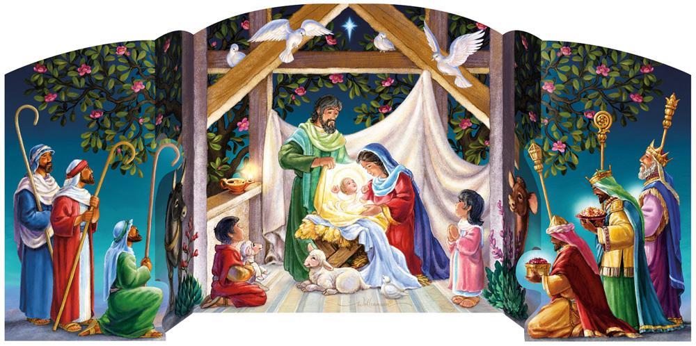 Expandable 18" Advent Calendars w/ Fun Glitter Holiday Pictures Expandable 18" Advent Calendars w/ Fun Glitter Holiday Pictures
