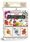 Farmer's Almanac - Backyard Garden Flowers Playing Cards