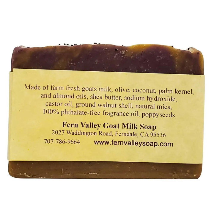 Fern Valley Goat Milk Exfoliating Soap | Lemon Drizzle Fern Valley Goat Milk Exfoliating Soap | Lemon Drizzle