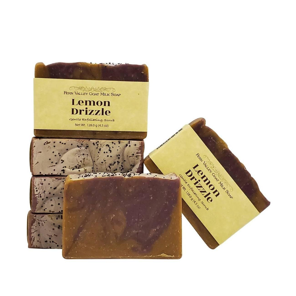 Fern Valley Goat Milk Exfoliating Soap | Lemon Drizzle Fern Valley Goat Milk Exfoliating Soap | Lemon Drizzle