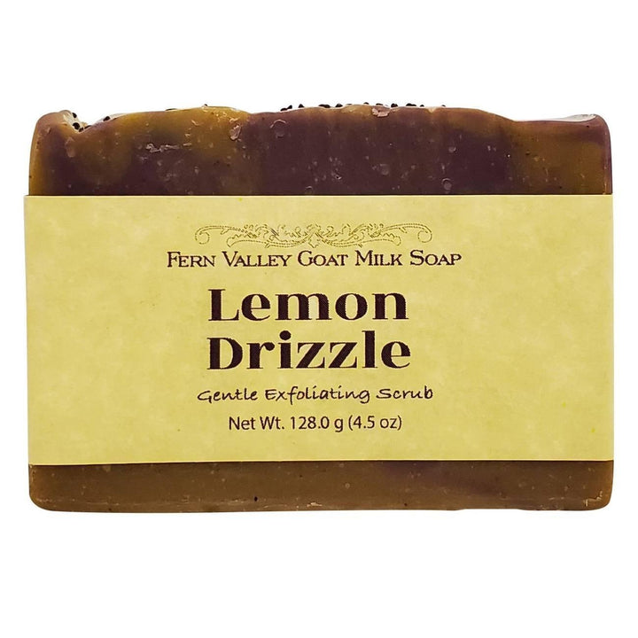 Fern Valley Goat Milk Exfoliating Soap | Lemon Drizzle Fern Valley Goat Milk Exfoliating Soap | Lemon Drizzle