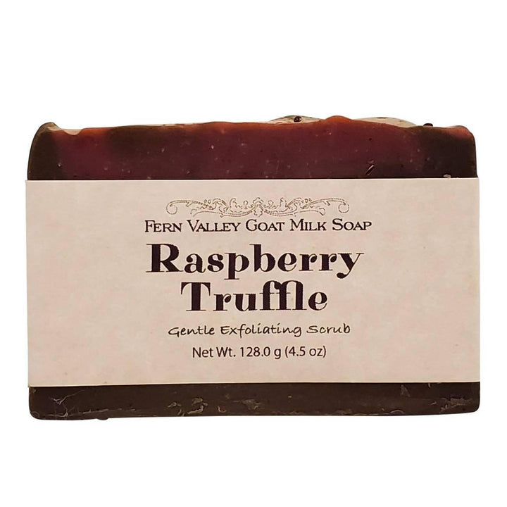 Fern Valley Goat Milk Exfoliating Soap | Raspberry Truffle Fern Valley Goat Milk Exfoliating Soap | Raspberry Truffle