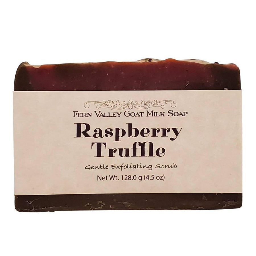 Fern Valley Goat Milk Exfoliating Soap | Raspberry Truffle Fern Valley Goat Milk Exfoliating Soap | Raspberry Truffle