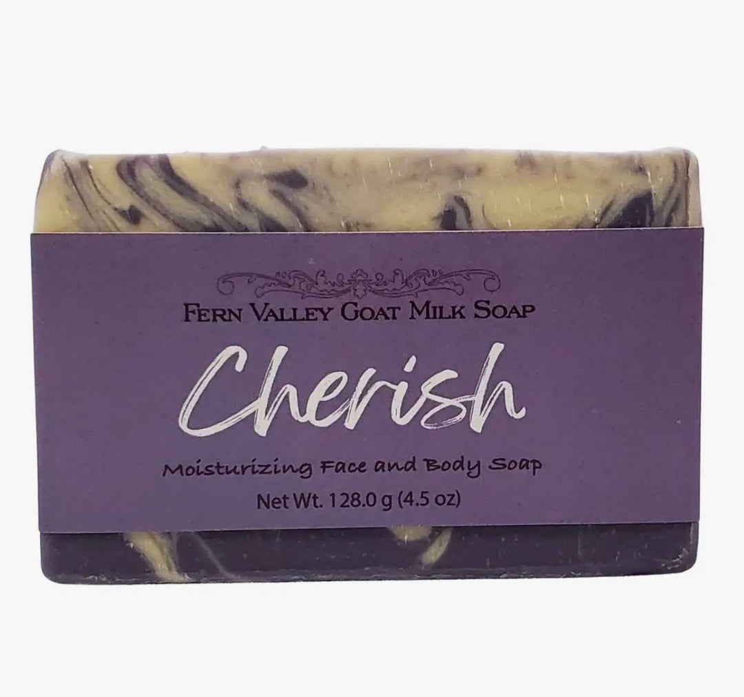 Fern Valley  Goat Milk Soap | Cherish - Delightful Sheer Floral Scent Fern Valley  Goat Milk Soap | Cherish - Delightful Sheer Floral Scent