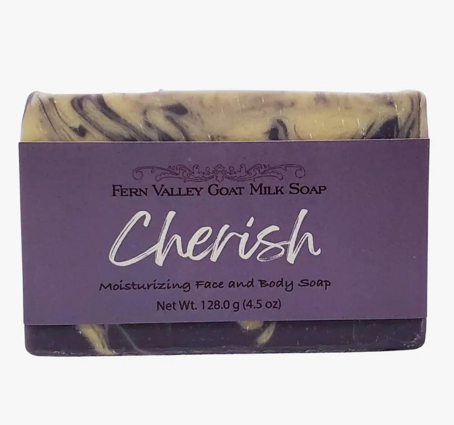 Fern Valley  Goat Milk Soap | Cherish - Delightful Sheer Floral Scent Fern Valley  Goat Milk Soap | Cherish - Delightful Sheer Floral Scent