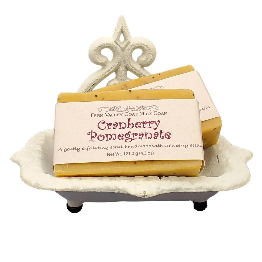 Fern Valley Goat Milk Soap | Cranberry Pomegranate Fern Valley Goat Milk Soap | Cranberry Pomegranate