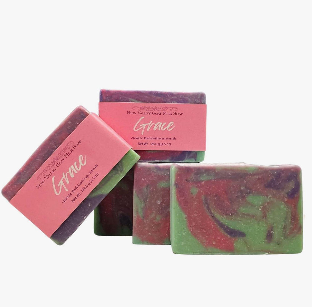 Fern Valley Goat Milk Soap | Grace Amazing Fresh Floral Fern Valley Goat Milk Soap | Grace Amazing Fresh Floral