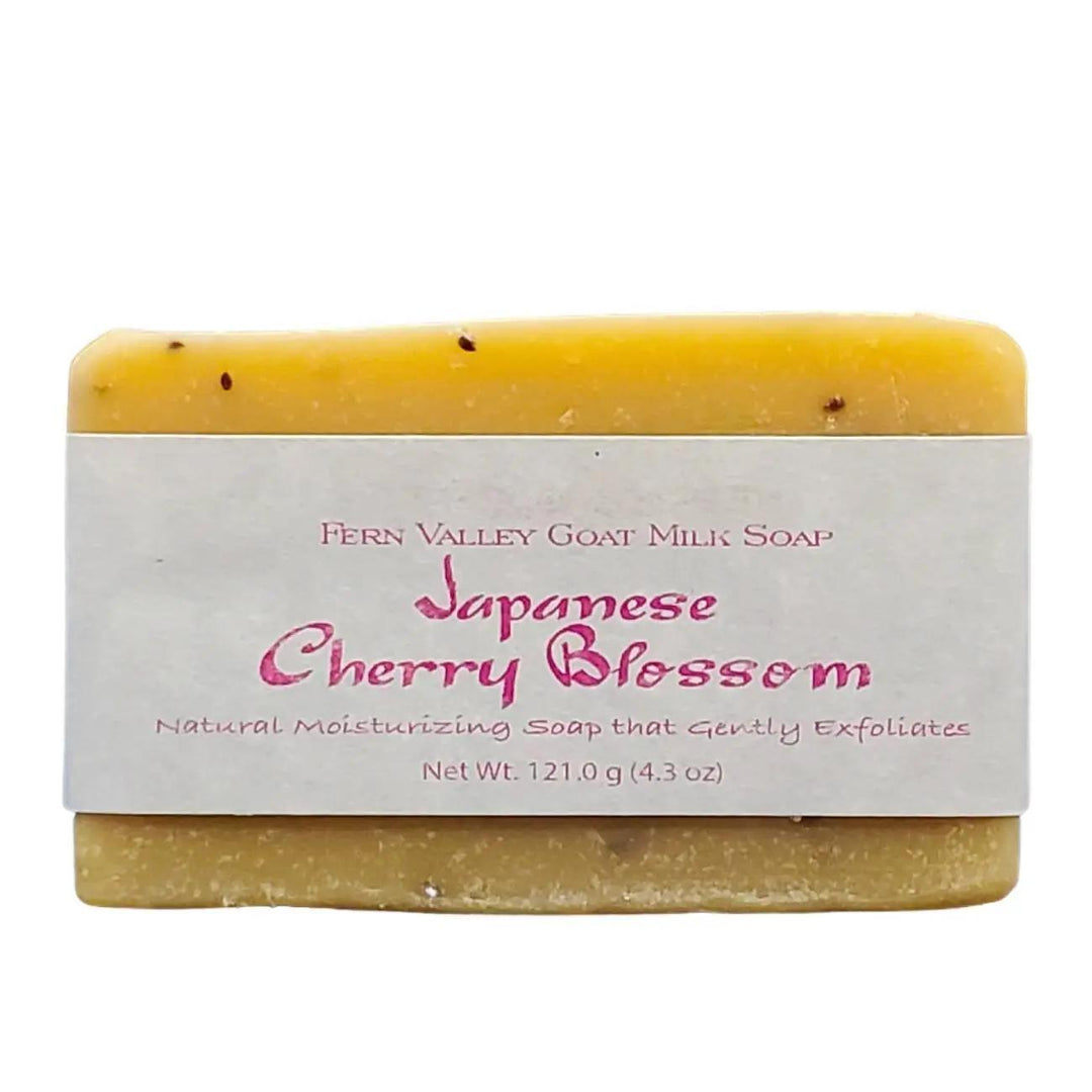 Fern Valley Goat Milk Soap | Japanese Cherry Blossom Fern Valley Goat Milk Soap | Japanese Cherry Blossom