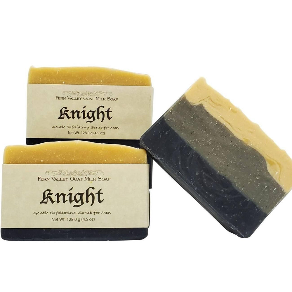 Fern Valley Goat Milk Soap | Knight Exfoliating Men's Soap Fern Valley Goat Milk Soap | Knight Exfoliating Men's Soap