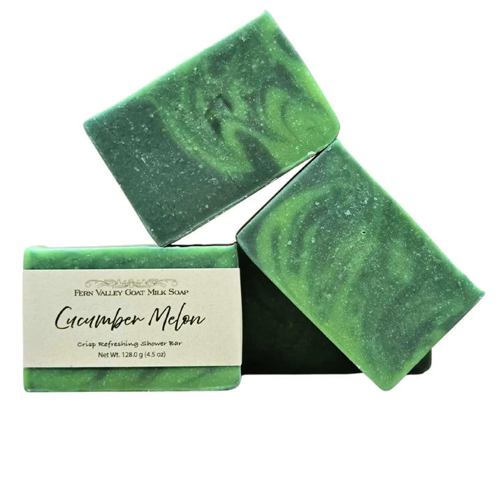 Fern Valley  Goat Milk Soap | Refreshing Cucumber Melon Fern Valley  Goat Milk Soap | Refreshing Cucumber Melon