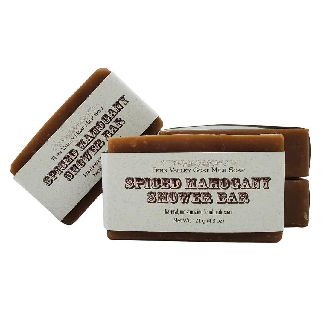 Fern Valley Goat Milk Soap Shower Bar | Spiced Mahogany Fern Valley Goat Milk Soap Shower Bar | Spiced Mahogany
