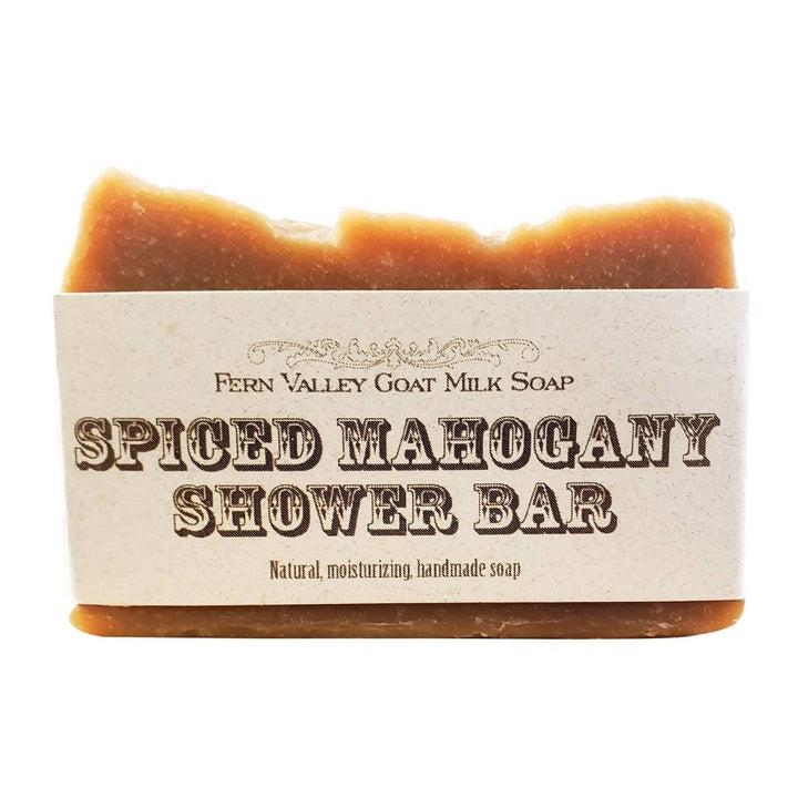 Fern Valley Goat Milk Soap Shower Bar | Spiced Mahogany Fern Valley Goat Milk Soap Shower Bar | Spiced Mahogany