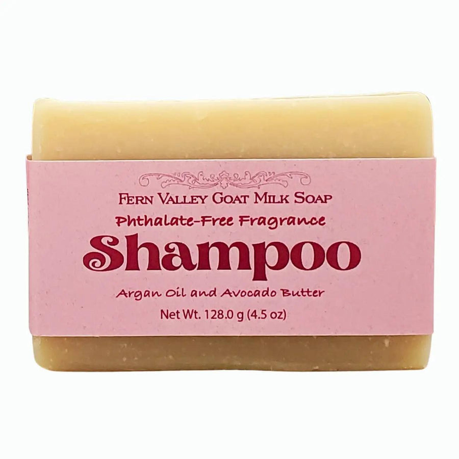 Fern Valley Handmade Goat Milk Shampoo Bar | Argan Oil & Avocado Butter | Flirty Floral Scent Fern Valley Handmade Goat Milk Shampoo Bar | Argan Oil & Avocado Butter | Flirty Floral Scent