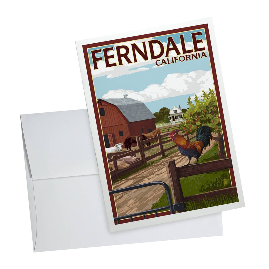 Ferndale California Notecard | Barn & Rooster Ferndale California Notecard | Barn & Rooster