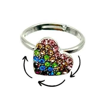 Fidget Spinner Ring | Heart Fidget Spinner Ring | Heart