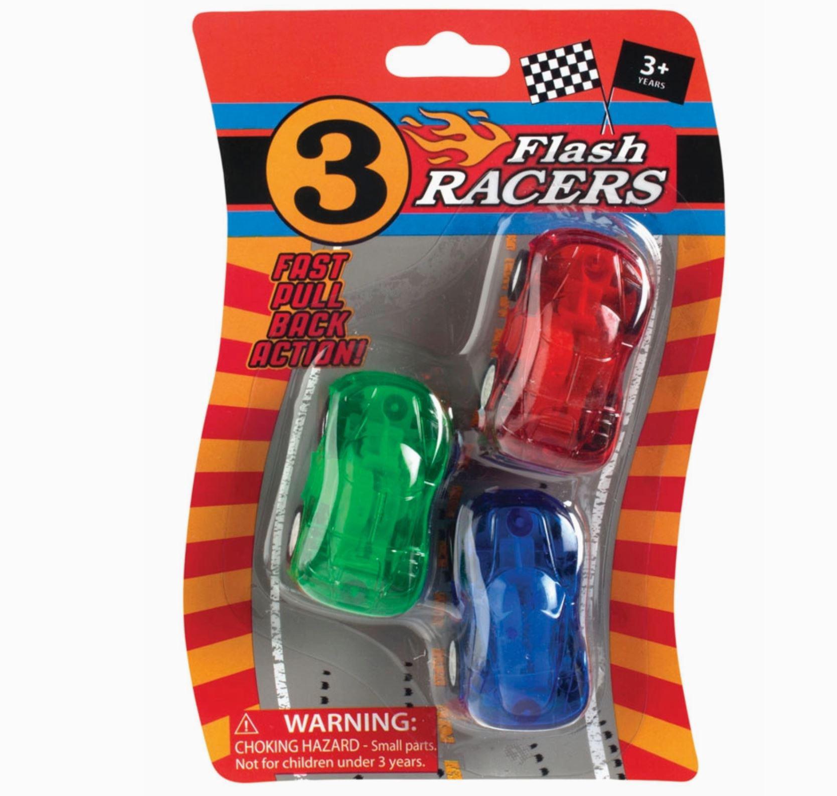 Flash Racers Mini Pull Back Cars