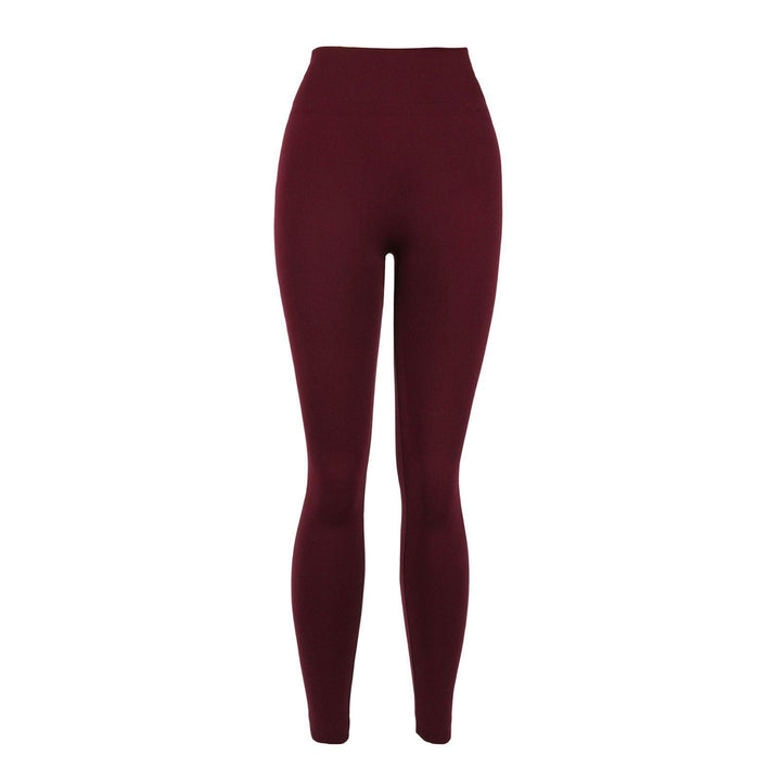 Fleece Lined Leggings Burgundy Fleece Lined Leggings Burgundy