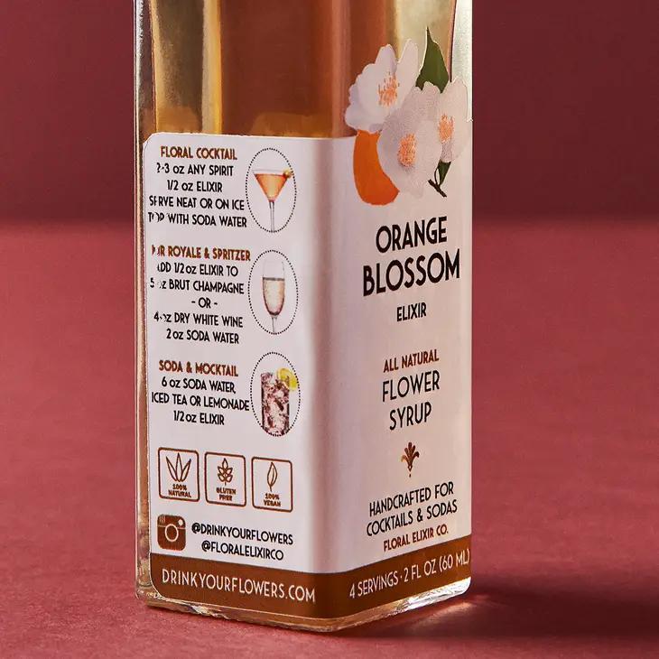 Floral Elixir Syrups | Orange Blossom Floral Elixir Syrups | Orange Blossom