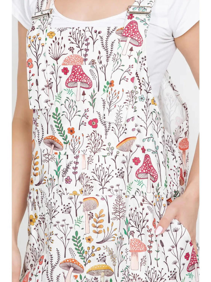 Floral Mushroom Overall Floral Mushroom Overall
