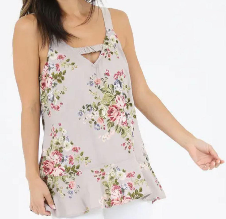 Floral Printed Tank Top